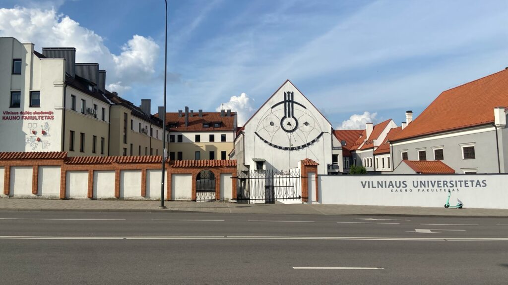 Historic building of Vilnius University in Kaunas